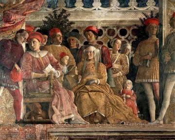 Andrea Mantegna Painting - La corte de Mantua El pintor renacentista Andrea Mantegna